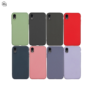 เคส สำหรับ iPhone XR เคสซิลิโคนนิ่ม กันกล้อง สีพาสเทล TPU หนา