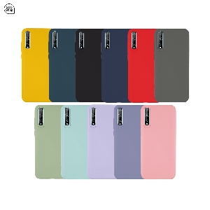 เคส Huawei Y8p 2020 เคสซิลิโคนนิ่ม กันกล้อง สีพาสเทล TPU หนา